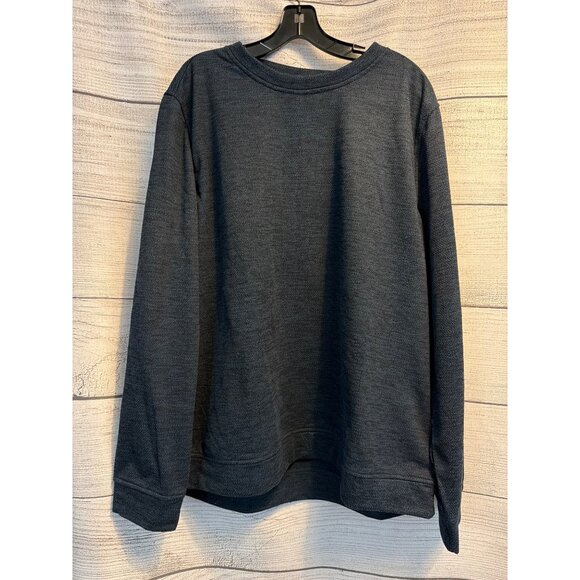 Gerry Mens Navy Long Sleeve Pullover Sweatshirt Size XXL - Picture 1 of 3